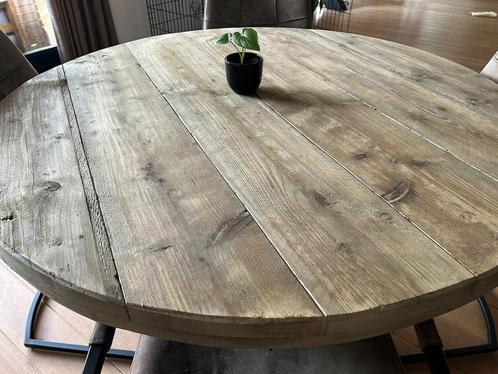 Zaterdag 14 juni: uitverkoop van onze ronde eettafels!, Huis en Inrichting, Tafels | Eettafels, Nieuw, 100 tot 150 cm, Vijf personen of meer