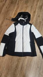 Falcon Ski Jas Dames Zwart/Wit XXL - Zo Goed Als Nieuw!, Maat 46/48 (XL) of groter, Ophalen of Verzenden, Zo goed als nieuw, Falcon