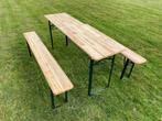 Biertafel met 2 banken te huur, Ophalen, Zo goed als nieuw, Verjaardag