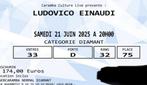 Ludovico Einaudi - 21 Juni - Parijs - €174 p.s., Tickets en Kaartjes, Twee personen, Juni, Instrumentaal
