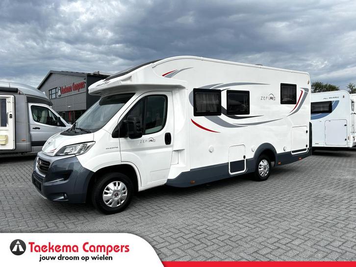 RollerTeam Zefiro 263TL Queensbed/2018/Euro6/Airco/6.9m, Caravans en Kamperen, Campers, Bedrijf, tot en met 4, Half-integraal
