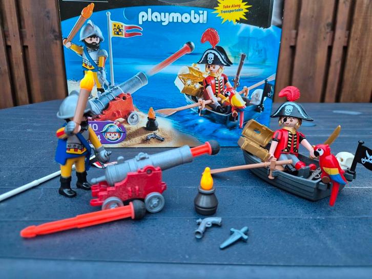5894 Playmobil Meeneemkoffer piraten set, Kinderen en Baby's, Speelgoed | Bouwstenen, Zo goed als nieuw, Ophalen of Verzenden