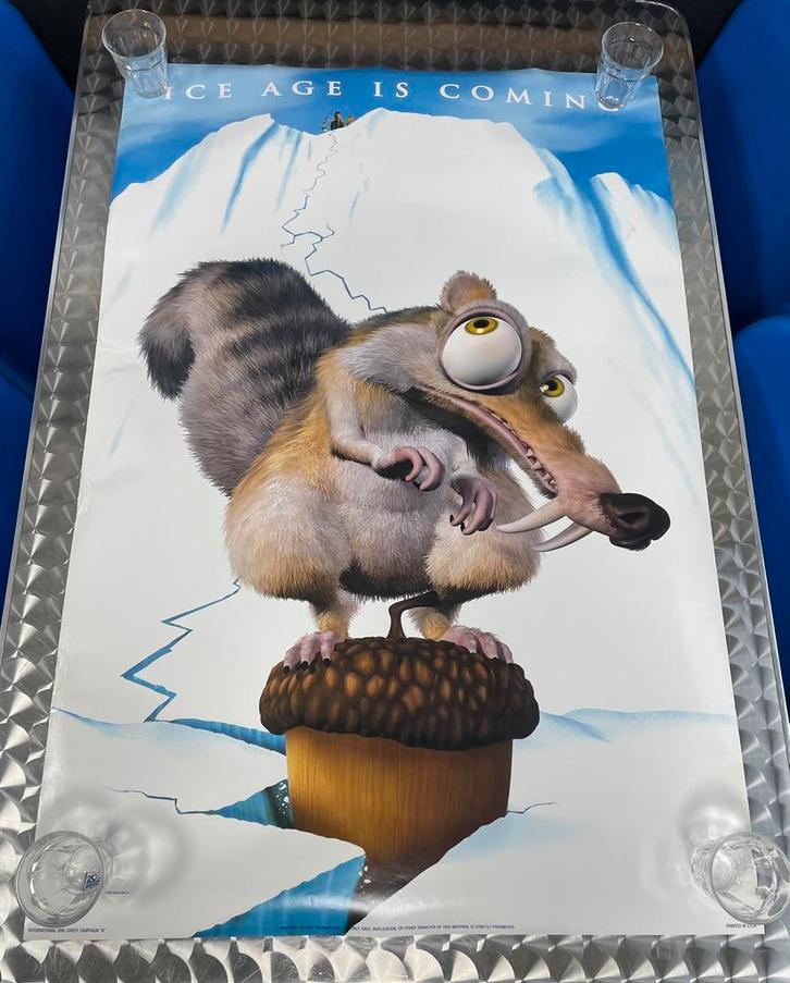 Ice Age: Originele Bioscoop film poster, Verzamelen, Posters, Gebruikt, Film en Tv, Deurposter of groter, Rechthoekig Staand, Ophalen of Verzenden