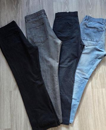 4 heren broeken jeans maat 50 beschikbaar voor biedingen