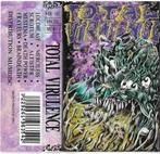 total virulence / v/a - trash/hardcore/punk - cassette, Cd's en Dvd's, Cassettebandjes, Gebruikt, Verzenden, 1 bandje, Origineel