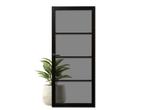 Staallook deur met getint glas | Industriële binnendeur, 215 cm of meer, Binnendeur, Nieuw, Schuifdeur