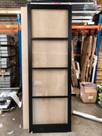 Nieuwe zwarte staal look binnendeur met glas 88x260cm hoog !, Ophalen, 80 tot 100 cm, 215 cm of meer, Binnendeur