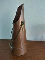 Vintage Koperen Kolenkit, Huis en Inrichting, Kachels, Ophalen, Gebruikt, Hout, Kolenkachel