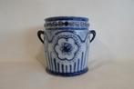 Antieke Pot Blauw Wit 102-0, Ophalen of Verzenden
