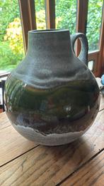 Retro vaas, Ophalen of Verzenden, Zo goed als nieuw, Glas, Minder dan 50 cm