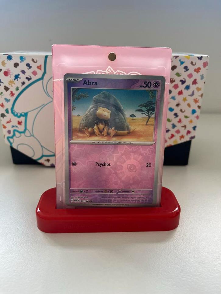 Reverse holo 151 Abra Pokémonkaart - Nieuwstaat!, Hobby en Vrije tijd, Verzamelkaartspellen | Pokémon, Zo goed als nieuw, Losse kaart