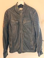 Zwarte leren Drifter jacket van Chasin' - Maat L, Kleding | Heren, Jassen | Zomer, Ophalen, Zo goed als nieuw, Maat 52/54 (L)