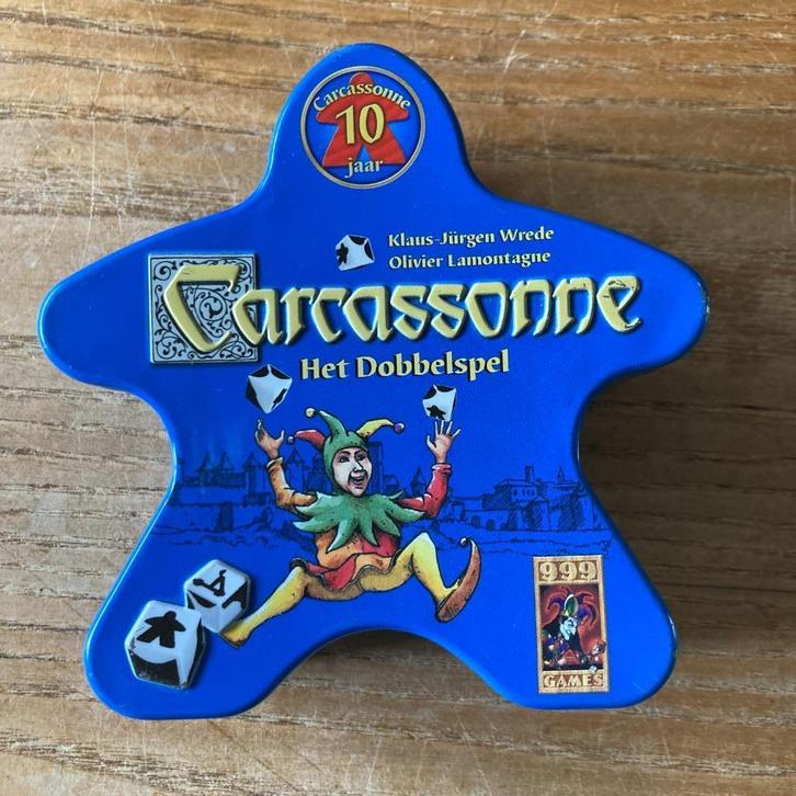 999 games - Carcassonne het dobbelspel (2-5 spelers, 8+jaar), Hobby en Vrije tijd, Gezelschapsspellen | Overige, Gebruikt, Een of twee spelers