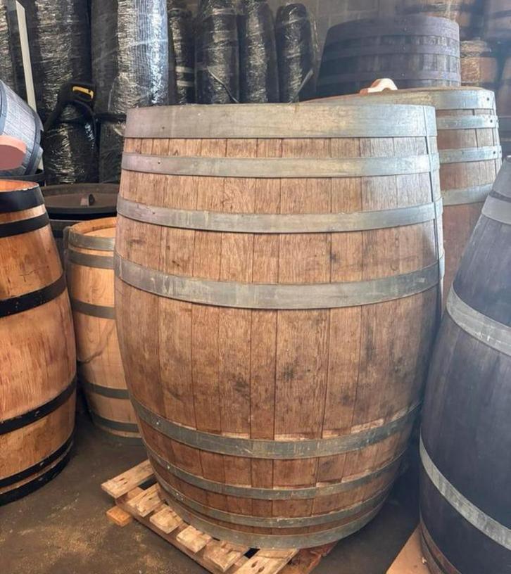 Eikenhouten dompelbad / regenton/wijnvat, Tuin en Terras, Regentonnen, Zo goed als nieuw, Hout, 150 liter of meer, Ophalen