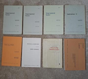‘oude’ studieboeken middenstandsonderwijs jaren 70 vintage beschikbaar voor biedingen