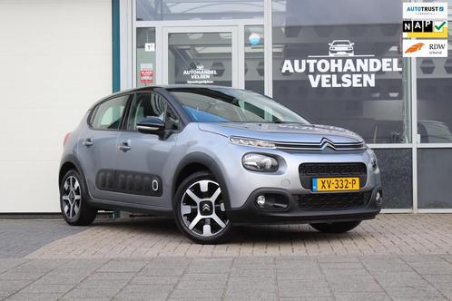Citroen C3 1.2 PureTech S&S Shine Automaat Apple carplay, Auto's, Citroën, Bedrijf, Te koop, C3, ABS, Achteruitrijcamera, Airbags