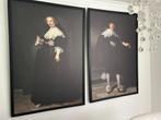 Rembrandt schilderij: Marten en Oopjen huwelijksportretten, Verzenden, Zo goed als nieuw, Hout, Minder dan 50 cm