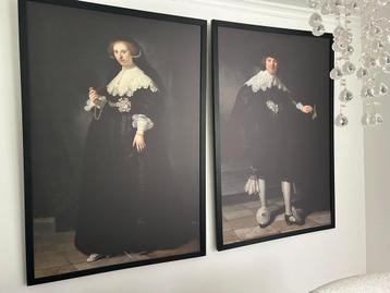 Rembrandt schilderij: Marten en Oopjen huwelijksportretten beschikbaar voor biedingen