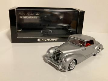 Mercedes 300S Coupe van 1951 Zilver  1/43  Minichamp beschikbaar voor biedingen