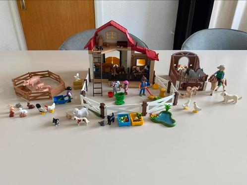 Playmobil Ponypark/boerderij 6927, extra stalling en dieren, Kinderen en Baby's, Speelgoed | Playmobil, Gebruikt, Ophalen