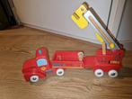 Janod brandweerauto, Kinderen en Baby's, Speelgoed | Houten speelgoed, Ophalen of Verzenden, Zo goed als nieuw
