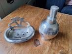 Brocante zeepbakje en zeep dispender, Antiek en Kunst, Ophalen of Verzenden