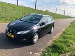 Seat Ibiza 1.4 63KW ST 2010 Zwart, Auto's, Seat, Voorwielaandrijving, Zwart, 4 cilinders, Stationwagon