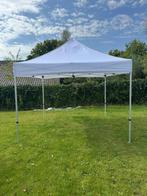 Partytent 3x3m Wit– Waterdicht, Brandvertragend, Stevig, Tuin en Terras, -, Opvouwbaar, Partytent, -