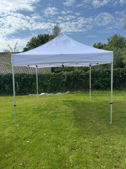 Partytent 3x3m Wit– Waterdicht, Brandvertragend, Stevig, Tuin en Terras, Partytenten, Nieuw, Partytent, 2 meter of meer, Minder dan 5 meter
