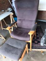 Farstrup stoel fauteuil met voetenbankje, Huis en Inrichting, Ophalen of Verzenden, Zo goed als nieuw, Minder dan 75 cm, 50 tot 75 cm