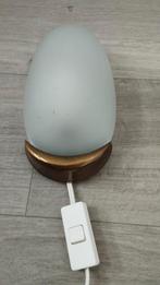 2 mooie glazen , messing wand/ bed lampjes, Huis en Inrichting, Ophalen, Zo goed als nieuw