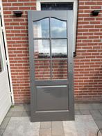 Mooie binnendeur met glas, Doe-het-zelf en Verbouw, Deuren en Horren, Ophalen, Gebruikt, 80 tot 100 cm, Binnendeur