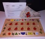 Houten leerspel Lotto 3-in-1 van het merk Janbibejan, Ophalen, Zo goed als nieuw, Overige typen