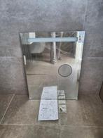 Nieuwe badkamer spiegel met scheerspegel/ cosmetica spiegel, Ophalen, Overige typen, Nieuw, 50 tot 100 cm
