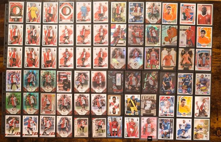 72 X Feyenoord Topps Champions League + Ex spelers, Verzamelen, Sportartikelen en Voetbal, Zo goed als nieuw, Feyenoord, Ophalen of Verzenden