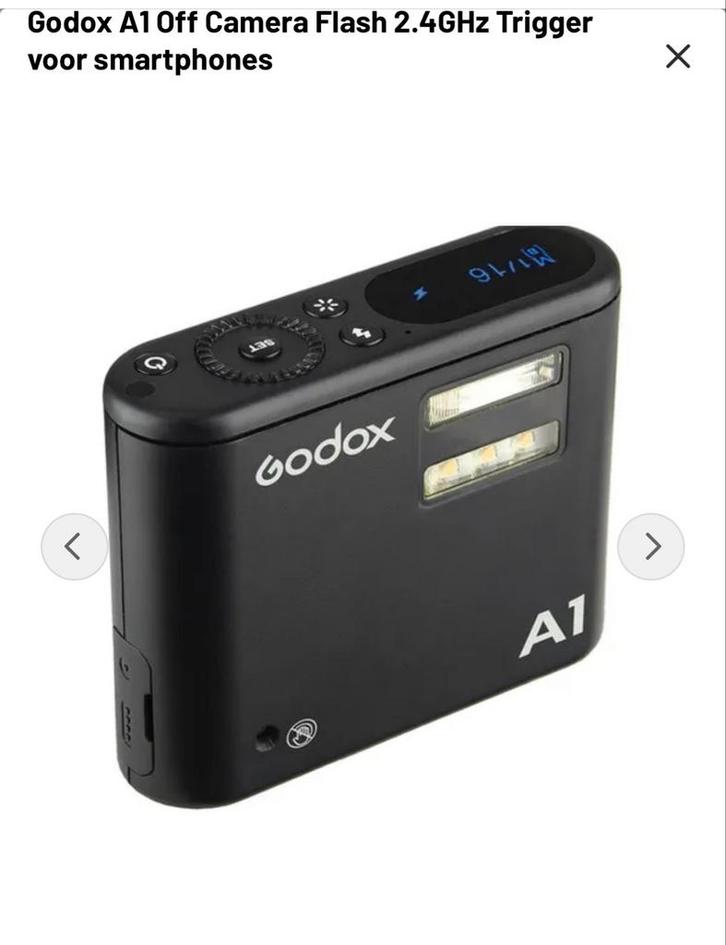 GEZOCHT GODOX TRIGGER A1, Audio, Tv en Foto, Fotografie | Accu's en Batterijen, Gebruikt, Ophalen of Verzenden