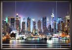 73 New York Skyline Vlies Fotobehang 350x250cm in 3 maten, Ophalen of Verzenden, Minder dan 10 m², Geel