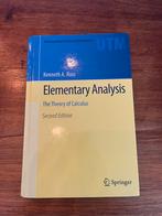 Elementary Analysis Kenneth A. Ross second edition, Ophalen of Verzenden