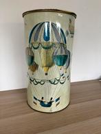 Groot vintage blik met luchtballon, Ophalen of Verzenden, Gebruikt