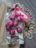 Glamour slinger fuchia bolletjes, Ophalen, Nieuw