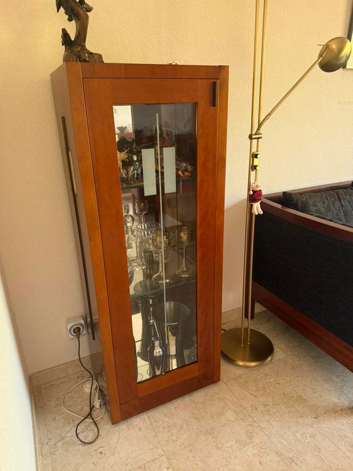 Schuitema vitrinekast Art Deco kersenhout, Antiek en Kunst, Antiek | Meubels | Kasten, Ophalen