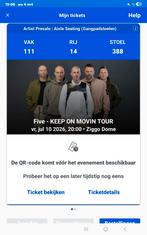 Five, Tickets en Kaartjes, Eén persoon, Juli