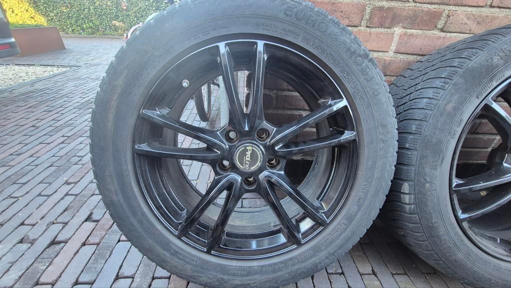 Wielset Nissan Qashqai 17 inch winterbanden TPMS, Auto-onderdelen, Banden en Velgen, 215 mm, Banden en Velgen, 17 inch, Winterbanden