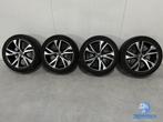 Originele Volvo S60 V60 5-Double Spoke Matt Black Diamond Cu, Auto-onderdelen, Banden en Velgen, 18 inch, Gebruikt, -, -