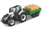 Maisto: Mini Work Machines: Valtra M2/Q met kipper aanhanger, ., Nieuw, Ophalen of Verzenden, .