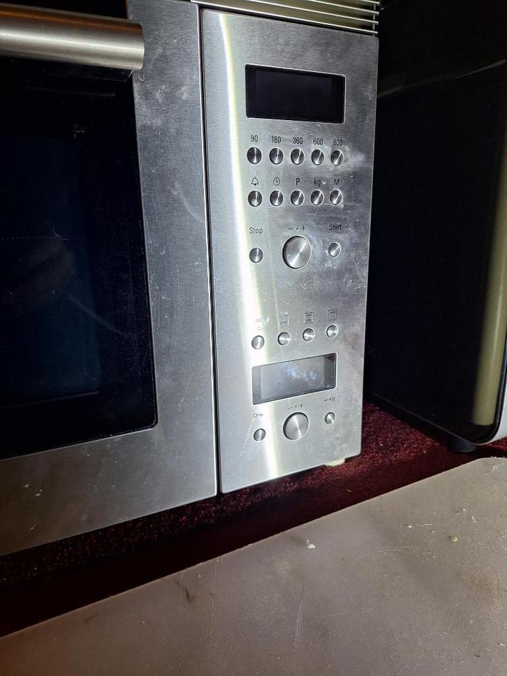 Siemens HFT879 Combimagnetron (inbouw), Witgoed en Apparatuur, Magnetrons, Gebruikt, Inbouw, Combimagnetron, 45 tot 60 cm, Grill