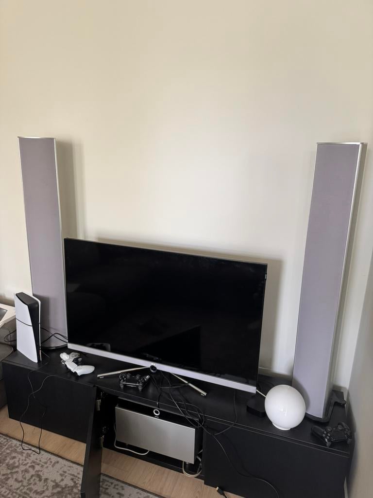 Loewe stereoset + subwoofer + Blu-ray speler (compleet), Ophalen, Gebruikt, Speakers, Overige merken