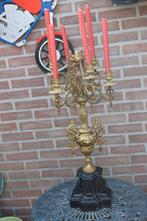 bronzen kandelaar, Antiek en Kunst, Antiek | Kandelaars, Ophalen, Koper of Brons