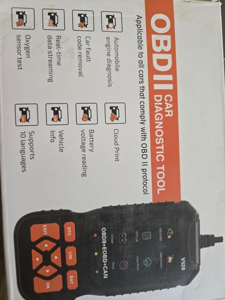 OBDII Car Diagnostic Tool V520, Ophalen of Verzenden