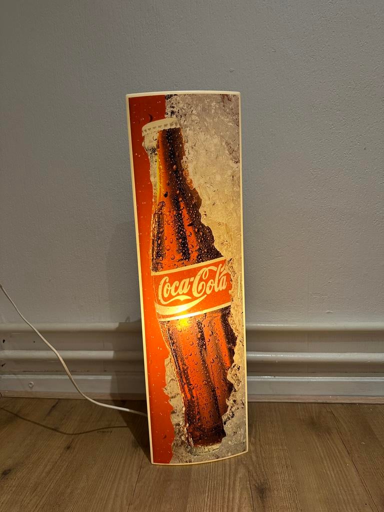 Coca-Cola lamp - Vintage lichtreclame, Antiek en Kunst, Ophalen